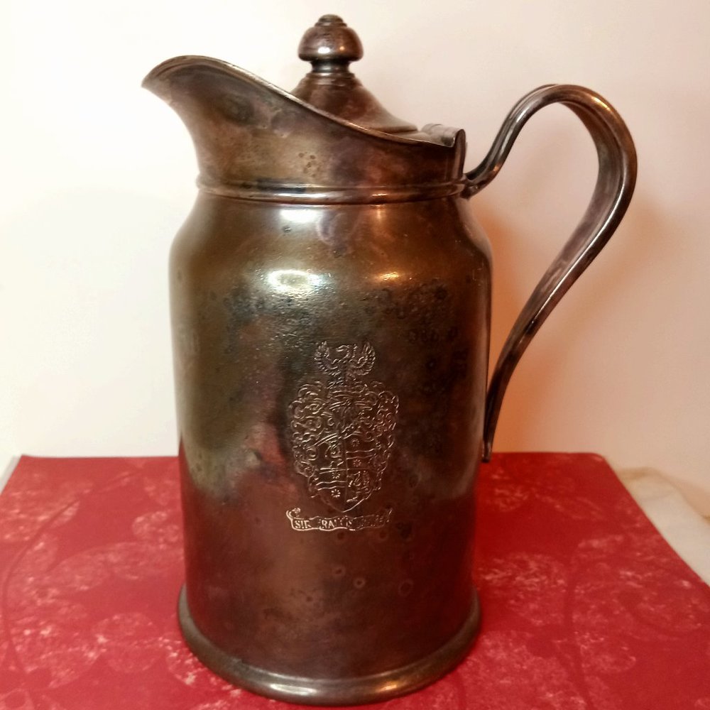 Reed & Barton Sir Francis Drake Hotel S.F Silver Soldered Pitcher 300 2P Rare!! - Picture 1 of 13